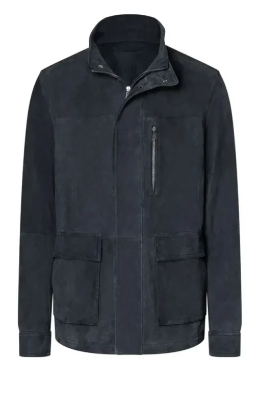 Leather Jackets<WERNER CHRIST Armando: Functional Jacket Navy