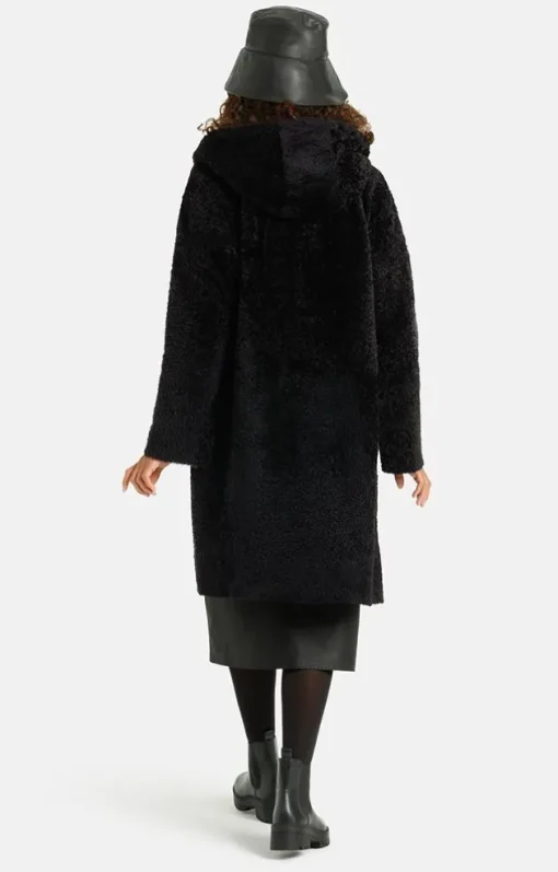 Lambskin Jackets<WERNER CHRIST Aya: Casual, Comfortable Parka Style Schwarz