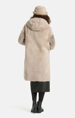 Lambskin Jackets<WERNER CHRIST Aya: Casual, Comfortable Parka Style Stone