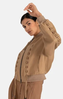 Leather Jackets<WERNER CHRIST Bailey: Leather Blouson In College Style Natur