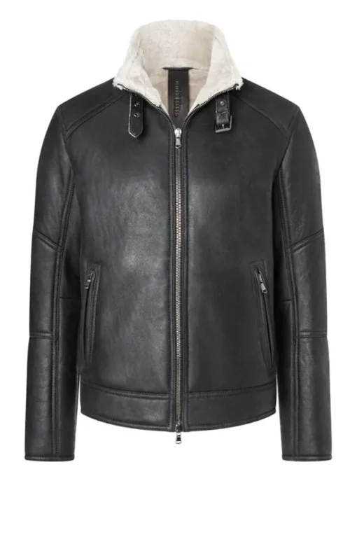 Lambskin Jackets<WERNER CHRIST Basti: Short Jacket In Lambskin Black