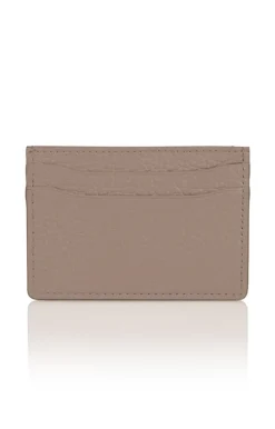 Accessoires<WERNER CHRIST Card Holder: Card Case In Calfskin Beige