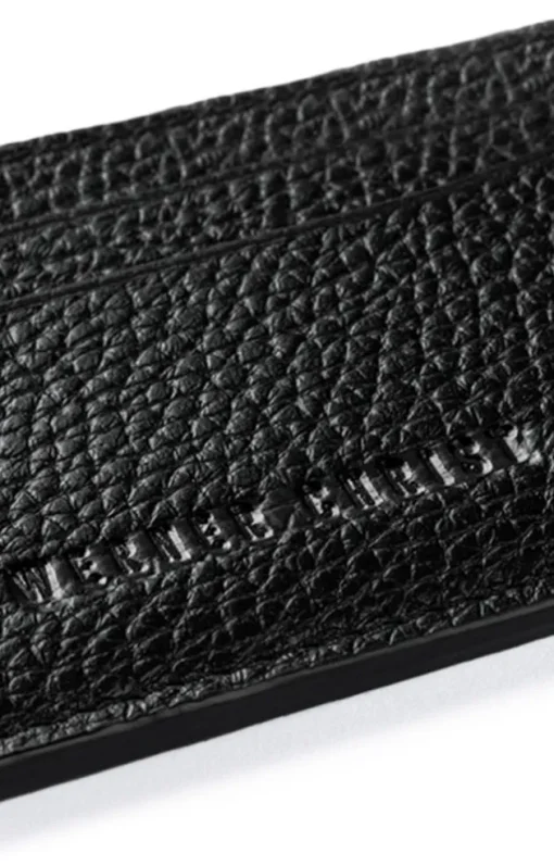 Accessoires<WERNER CHRIST Card Holder: Card Case In Calfskin Black