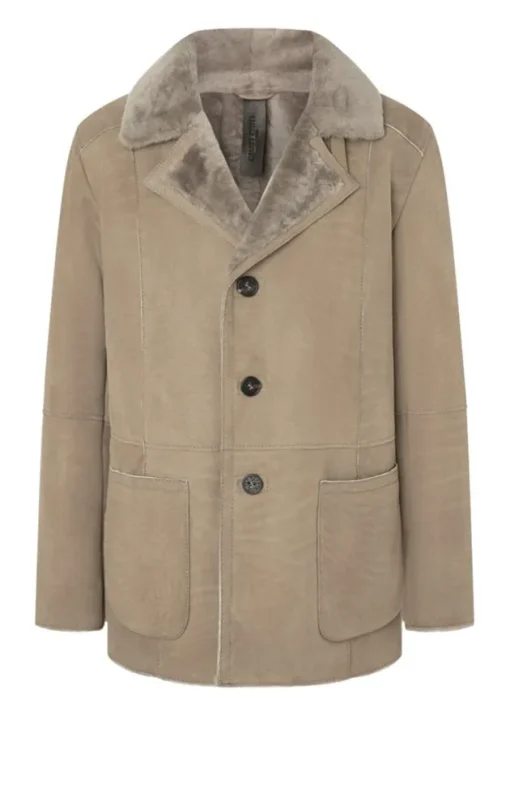 Lambskin Jackets<WERNER CHRIST Connor: Classic Made Of The Finest Lambskin Grey