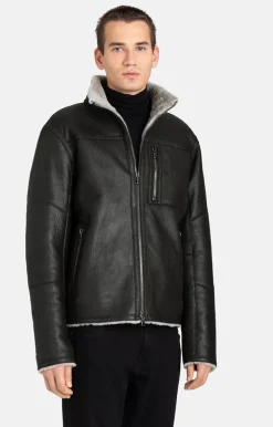 Lambskin Jackets<WERNER CHRIST Damon: Jacket With Metal Details Black