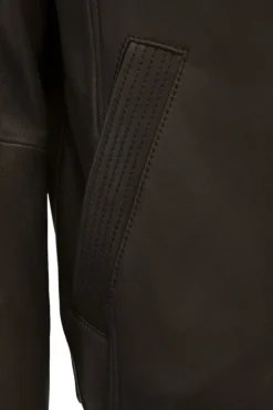Leather Jackets<WERNER CHRIST Dany Cw: Classic Bomber Crafted In Lamb Nappa Utility Green