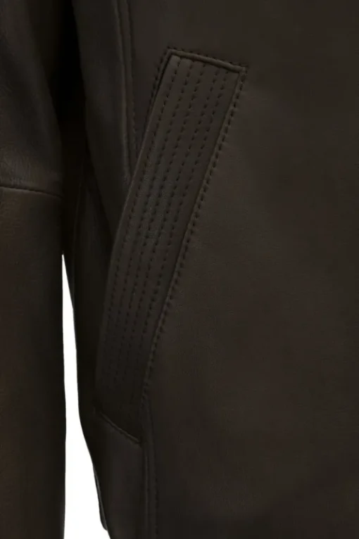 Leather Jackets<WERNER CHRIST Dany Cw: Classic Bomber Crafted In Lamb Nappa Utility Green