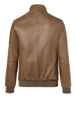 Leather Jackets<WERNER CHRIST Dany Cw: Classic Bomber Crafted In Lamb Nappa Tobacco