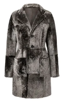 Lambskin Jackets<WERNER CHRIST Dunja Cw: Reversible Coat In A Blazer Style Darkbrown