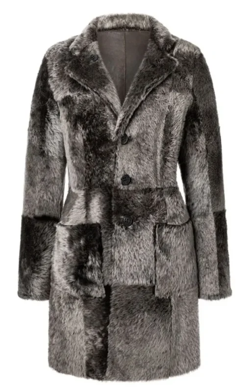 Lambskin Jackets<WERNER CHRIST Dunja Cw: Reversible Coat In A Blazer Style Darkbrown