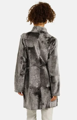 Lambskin Jackets<WERNER CHRIST Dunja Cw: Reversible Coat In A Blazer Style Darkbrown