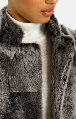 Lambskin Jackets<WERNER CHRIST Dunja Cw: Reversible Coat In A Blazer Style Darkbrown