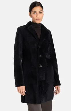 Lambskin Jackets<WERNER CHRIST Dunja Cw: Reversible Coat In A Blazer Style Black