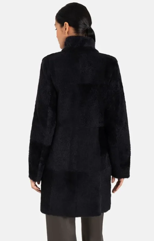 Lambskin Jackets<WERNER CHRIST Dunja Cw: Reversible Coat In A Blazer Style Black