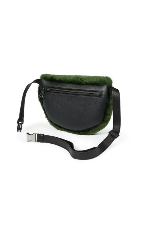Accessoires<WERNER CHRIST Furtastic Waistbag: Shearling Waistbag Moss Green