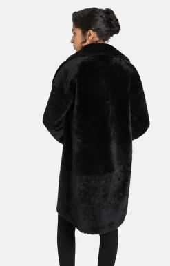 Lambskin Jackets<WERNER CHRIST Nadine: Bohemian-Style Short Coat Black