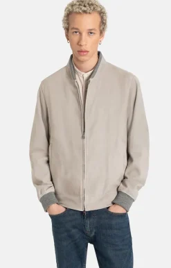 Leather Jackets<WERNER CHRIST Ulrich: Timeless Blouson With Knit Stone