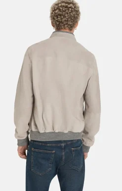 Leather Jackets<WERNER CHRIST Ulrich: Timeless Blouson With Knit Stone