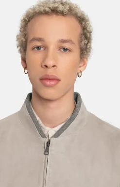 Leather Jackets<WERNER CHRIST Ulrich: Timeless Blouson With Knit Stone