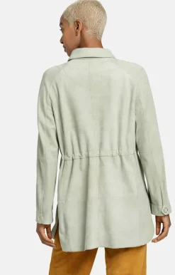 Leather Jackets<WERNER CHRIST Zofia: Lightweight Shirt Jacket Salbei
