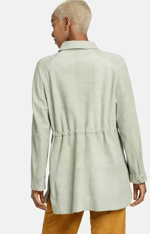 Leather Jackets<WERNER CHRIST Zofia: Lightweight Shirt Jacket Salbei