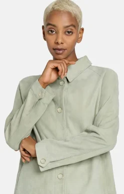 Leather Jackets<WERNER CHRIST Zofia: Lightweight Shirt Jacket Salbei